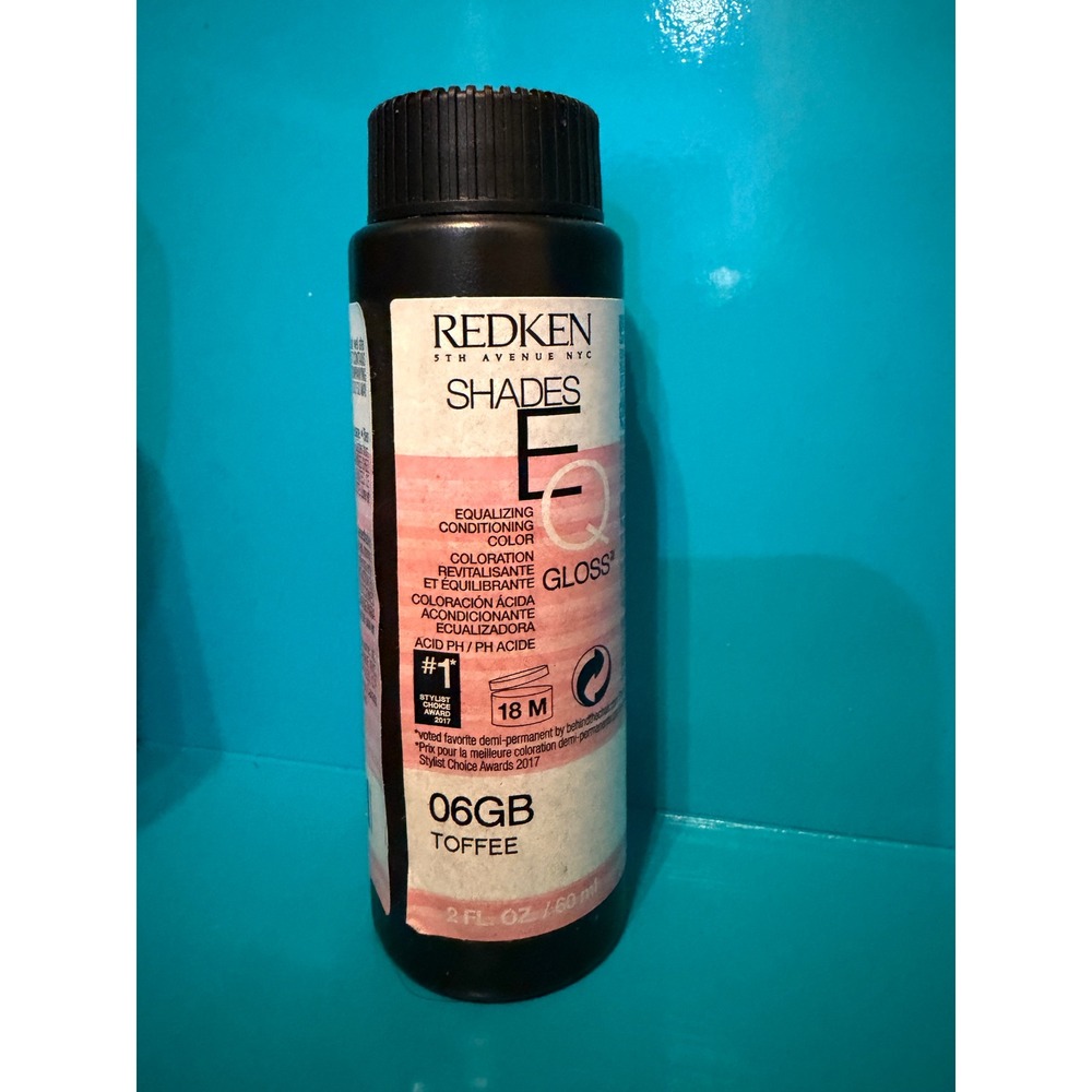 Redken‎ Shades EQ Gloss 6GB Toffee Demi-Permanent Hair Color Professional shine